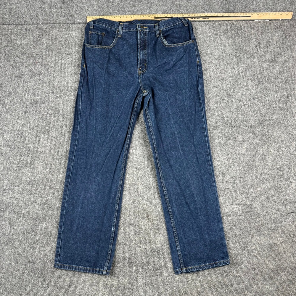 Rural King Jeans Mens Size 36x30 Blue Straight Leg Denim Workwear Casual Classic